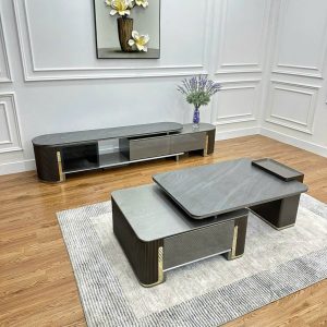 Bàn trà Decor nhập khẩu BN27 mặt đá