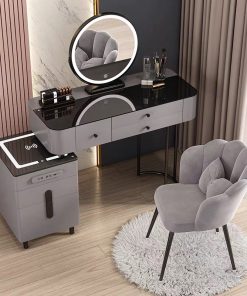 Bộ bàn phấn nhập khẩu KT 1m tích hợp Loa Sạc BP23 màu ghi