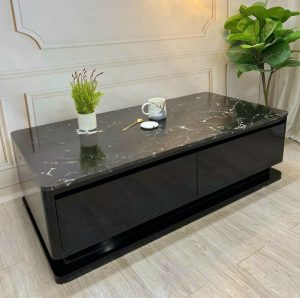 Bàn trà chữ nhật mặt đá Ceramic BT18