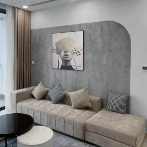 Sofa decor bọc nỉ SF39